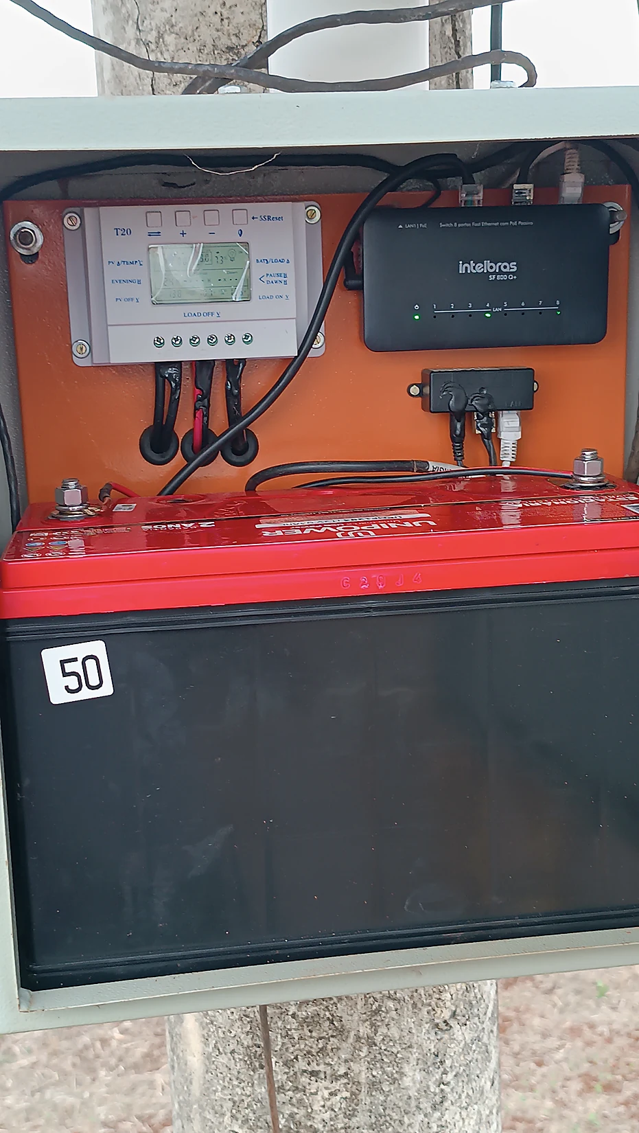 Sistema de alimentação e backup de energia